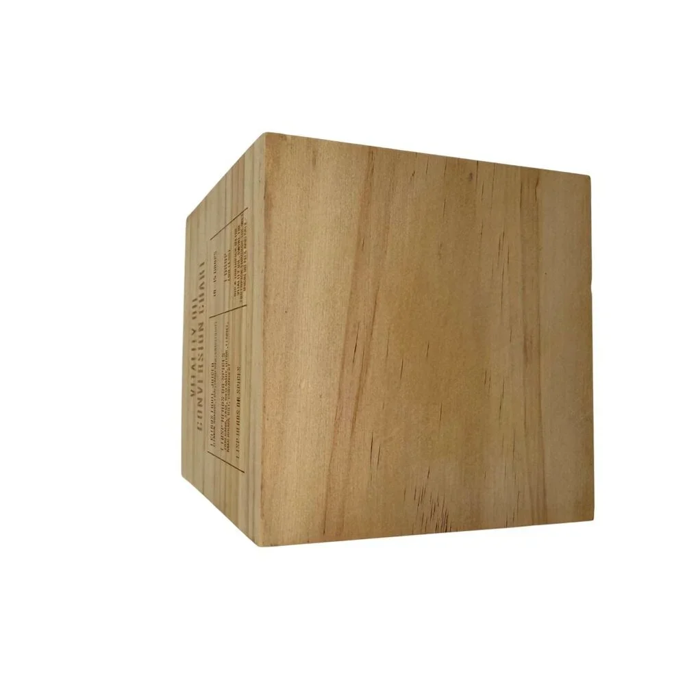 YOUNG LIVING ESSENTIAL OIL SEED TO SEAL WOOD DISPLAY ORGANIZER W CONVERSION CHRT